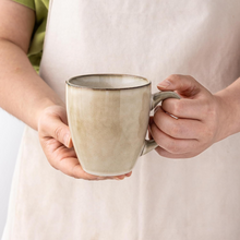 Load image into Gallery viewer, AmorArc Ceramic Coffee Mugs Set of 6, 12oz Stoneware Coffee Mugs Set For Dad Mom Women MEN, Light Weight Ceramic Coffee Cups for Latte/Tea/Beer/Hot Cocoa, Dishwasher & Microwave Safe,Cappuccino