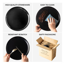 Load image into Gallery viewer, Ceramic Dinner Plates 10.5 Inch Stoneware Set of 6 - ADP003