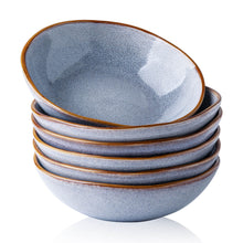 Load image into Gallery viewer, Handmade Stoneware Cereal /Soup /Salad Bowls 24OZ Set of 6 -ACB007