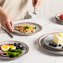 Load image into Gallery viewer, Handmade Reactive Glaze Ceramic Plates 10.5 Inch Set of 6 -ADP007