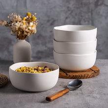 Load image into Gallery viewer, Wavy Rim Stoneware Ceramic Dinnerware Set (16pcs)