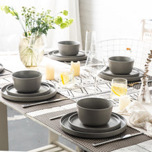Load image into Gallery viewer, Matte Stoneware Dinner Plates 10.0 Inch Set of 6 - ADP001