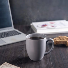 Load image into Gallery viewer, AmorArc 16oz Coffee Mugs Set of 6, Large Ceramic coffee mugs with large Handle for Men Women,16oz Coffee Mugs for Coffee,Tea,Latte,Cocoa. Easy to Hold&amp;Clean, Dishwasher&amp;Microwave Safe, Matte Grey
