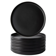 Load image into Gallery viewer, Matte Stoneware Dinner Plates 8.0 Inch Set of 6  - ASP001
