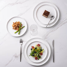 Load image into Gallery viewer, Speckled  Wavy Rim Dinner Plates 10.5 Inch Set of 6-ADP006
