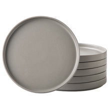 Load image into Gallery viewer, Matte Stoneware Dinner Plates 8.0 Inch Set of 6  - ASP001
