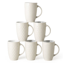 Load image into Gallery viewer, Ceramic Tall Coffee Mugs with Geometric Patterns 20OZ Set of 6 - ACM002
