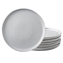 Load image into Gallery viewer, AmorArc Porcelain Dinner Plates Set of 6, Wavy Rim 10.5 Inch-ADP006
