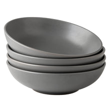 Load image into Gallery viewer, 42OZ Large Ceramic Salad/ Pasta Bowls Set of 4 - LPB003
