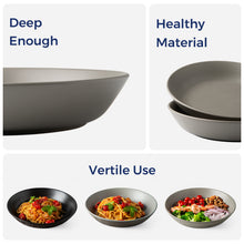 Load image into Gallery viewer, AmorArc Ceramic Pasta / Salad Bowls 38OZ Set of 4 -LPB006

