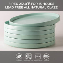 Load image into Gallery viewer, Matte Stoneware Dinner Plates 10.0 Inch Set of 6  - ADP001
