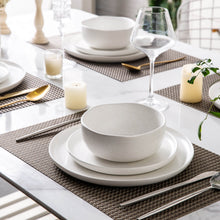 Load image into Gallery viewer, 8.5 In Speckled Handcrafted Wavy Rim Plates Set of 6-ASP006 Microwave &amp; Dishwasher Safe
