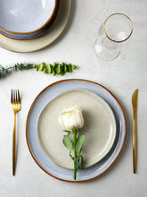 Load image into Gallery viewer, Handmade Reactive Glaze Ceramic Plates 10.5 Inch Set of 6 -ADP007
