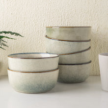 Load image into Gallery viewer, Reactive Glaze Cereal/ Soup/ Salad Bowls  26OZ Set of 6-ACB009
