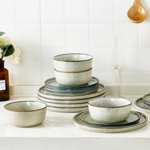 Load image into Gallery viewer, Reactive Glaze Ceramic Plates 10.75 Inch Set of 6 -ADP009
