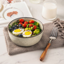 Load image into Gallery viewer, Reactive Glaze Cereal/ Soup/ Salad Bowls  26OZ Set of 6-ACB009
