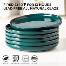 Load image into Gallery viewer, Ceramic Dinner Plates 10.5 Inch Stoneware Set of 6 - ADP003
