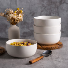 Load image into Gallery viewer, 28oz Speckled Handcrafted Wavy Rim Bowls Set-ACB006
