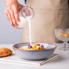 Load image into Gallery viewer, Handmade Stoneware Cereal /Soup /Salad Bowls 24OZ Set of 6 -ACB007
