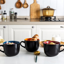 Load image into Gallery viewer, Jumbo Cereal Soup Bowls / Coffee Mugs 24OZ Mugs Set of 4 - ACM004
