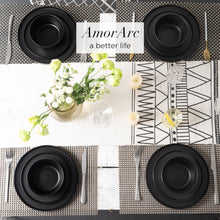 Load image into Gallery viewer, Matte Stoneware Dinner Plates 8.0 Inch Set of 6  - ASP001
