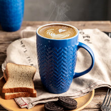 Load image into Gallery viewer, Ceramic Tall Coffee Mugs with Geometric Patterns 20OZ Set of 6 - ACM002
