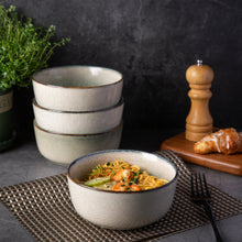 Load image into Gallery viewer, Reactive Glaze Cereal/ Soup/ Salad Bowls  26OZ Set of 6-ACB009
