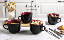 Load image into Gallery viewer, Jumbo Cereal Soup Bowls / Coffee Mugs 24OZ Mugs Set of 4 - ACM004
