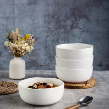 Load image into Gallery viewer, 28oz Speckled Handcrafted Wavy Rim Bowls Set-ACB006
