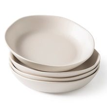 Load image into Gallery viewer, Wavy Rim Large Pasta/Salad Serving Bowls 38OZ Set of 4- APB005
