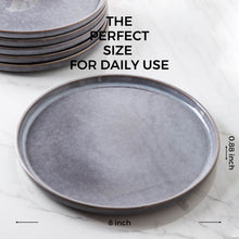 Load image into Gallery viewer, 8.5 Inch Reactive Glaze Stoneware Plates set-ASP009
