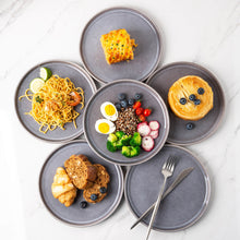 Load image into Gallery viewer, 8.5 Inch Reactive Glaze Stoneware Plates set-ASP009
