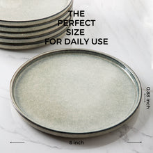 Load image into Gallery viewer, 8.5 Inch Reactive Glaze Stoneware Plates set-ASP009
